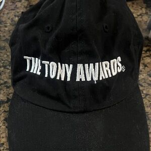THE TONY AWARDS Black Embroidered Baseball Cap